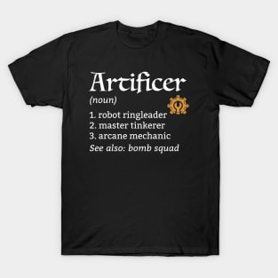 D&D Artificer Class Definition T-Shirt